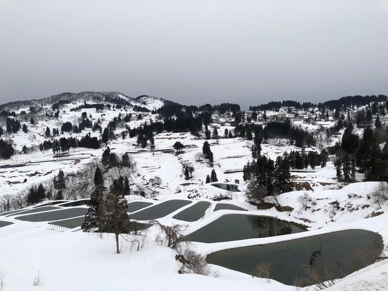 山古志村雪景，張寶成攝影